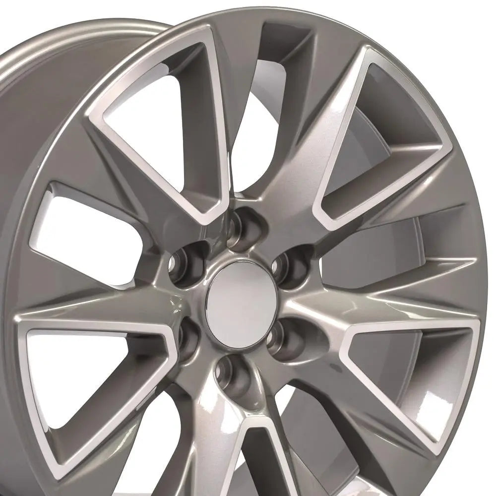 20 IN REPLICA WHEEL CV26 FITS CHEVROLET SILVERADO LTZ RIM 20X9 MACHINED WHEEL