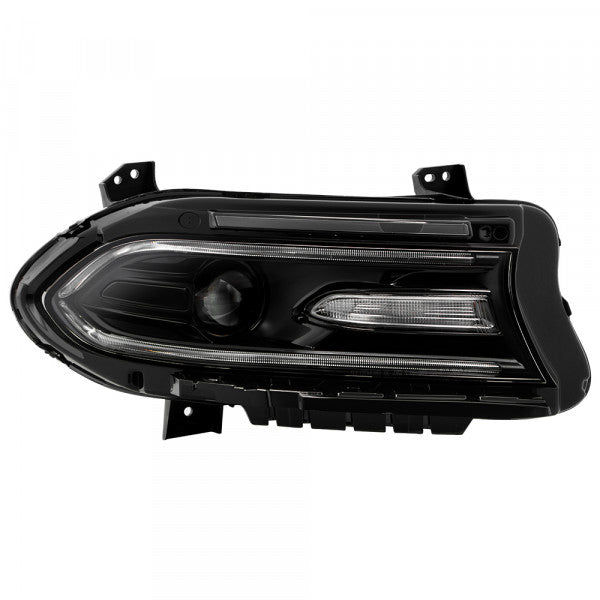 1518 CHARGER (NO SIDE LOGO) W/LED DRL HALOGEN HEADLIGHT OE RIGHT