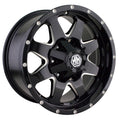 TANK (8040) BLK/MILLED SPOKES 18X9