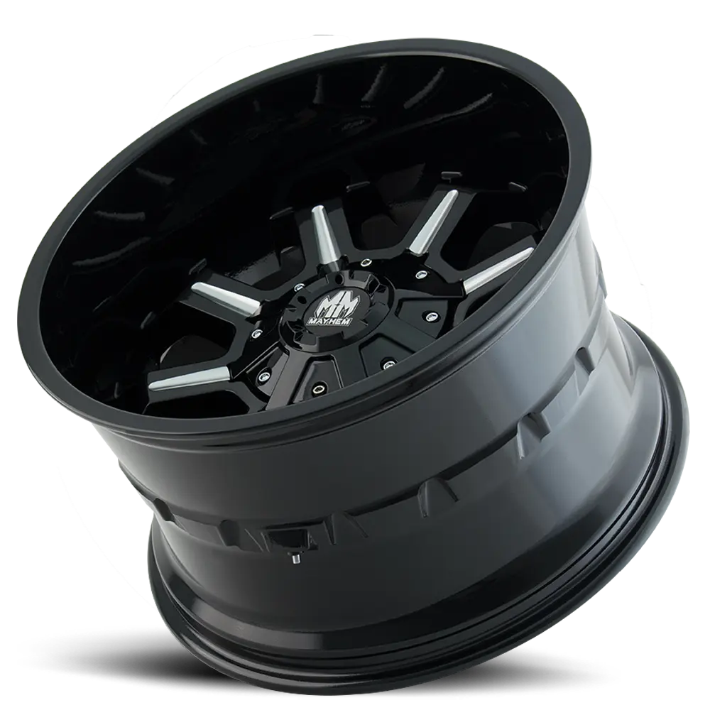 COMBAT (8105) GLOSS BLK/MILLED SPOK