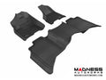 3D MAXpider 2009-2012 Dodge Ram 1500/2500/3500 Crew Cab Kagu 1st & 2nd Row Floormats - Black