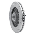 R1 99-04 Ford Expedition Front Left Drilled & Slotted Silver Brake Rotor
