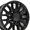 20 IN REPLICA WHEEL FITS GMC SIERRA 2500/3500 CV96A BLACK 20X8.5