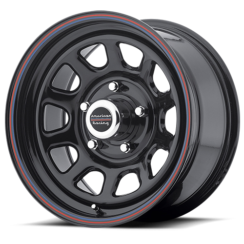 AR767 15X10 5X4.75 G-BLK W/ STRIPES -37MM