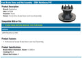 DISC BRAKE RTR/HUB ASSEM
