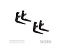 Westin 03-25 Chevy/GMC Express/Savana Running Board Mount Kit - Black