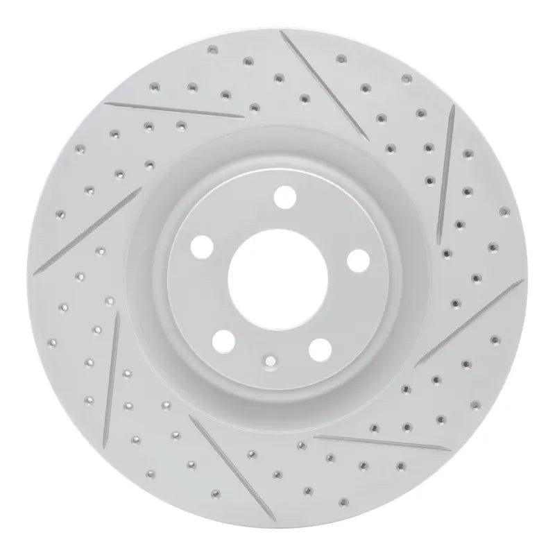 DFC 04-09 Audi S4 Front Right Drilled & Slotted Geoperformance Rotor