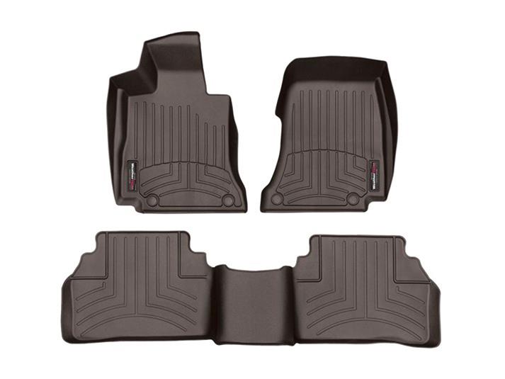 WeatherTech Cocoa Front and Rear Floorliners Fits -24-26 Mercedes-Benz 471535-1-2