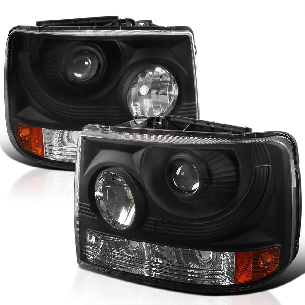 1 PC PROJECTOR HEADLIGHT - SMOKED (