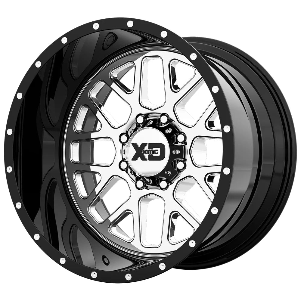 XD201 22X10 8X6.5 CHR BLK MILL LP -18MM