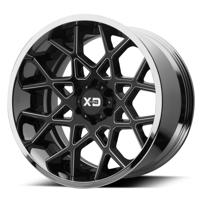XD203 22X10 8X180 BLK MILL CHR LP -18MM