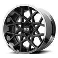 XD203 22X10 8X180 BLK MILL CHR LP -18MM