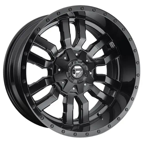 SLEDGE 18x8 5x120.00 MATTE BLACK GLOSS BLACK LIP (35 mm)