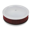 4150 DROP-BASE AIR CLEANER CHR W/ GAUZE