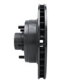 R1 73-73 Ford Gran Torino Front Left Drilled & Slotted Black Brake Rotor