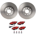 Brembo OE 15-20 Audi A3/2014 Volkswagen Golf Front Disc Brake Kit