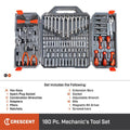 MECHANICS TOOL SET 180PC
