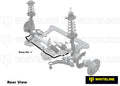 Whiteline 00-08 Mercedes-Benz C-Class Front Heavy Duty 2 Point Adjustable 24mm Swaybar