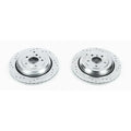 Power Stop 05-06 Mercedes-Benz G55 AMG Rear Evolution Drilled & Slotted Rotors - Pair