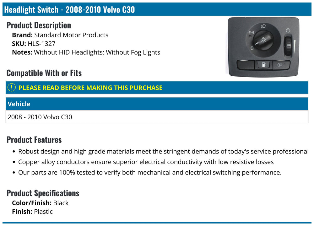 INTRMTR SWITCH-HEADLIGHT