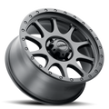 20X9 6-135 +01MM SATIN BLACK WITH S