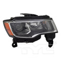 17C JP GRAND CHEROKEE HALGN CHROME HEADLIGHT ASSYRH