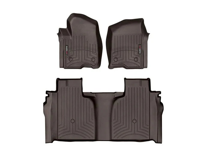 WeatherTech Cocoa Front and Rear Floorliners Fits -20-26 Chevrolet 471436-1-6