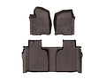WeatherTech Cocoa Front and Rear Floorliners Fits -20-26 Chevrolet 471436-1-6