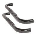 Deezee 99-16 Ford SuperDuty Tubes - 3In Round Black Steel RegCab