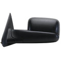 0209 RAM 1500/2500/3500 LH HEATED POWER OE MIRROR BLACK TOWING PKG FLIP OUT HEAD W/ BLIND SPOT