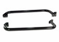 Tube Side Step Kit, Round, 3 Inch, Black; 97-06 Jeep Wrangler TJ