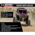 1622 POLARIS RZR XP TURBO HEAVY DUTY FRONT UNIVERSAL AXLE