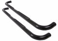 Deezee 02-09 Dodge Ram Tubes - 3In Round Black Steel QuadCab