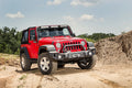 Overrider, Satin Black, Spartacus Bumper; 07-18 Jeep Wrangler JK