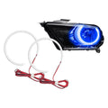 Oracle Ford Mustang 10-12 LED Halo Kit - Projector Headlights - Blue