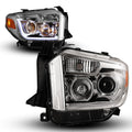 Winjet headlights close-up