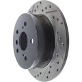 Stoptech auto part installed view