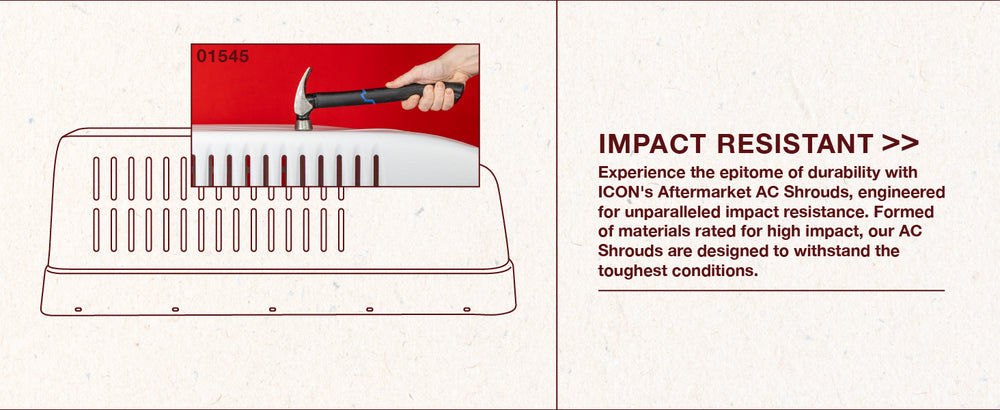 SHROUD AIR CONDITIONER ADVENT ACM SERIES BLACK