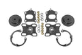BMR 11- 14 Ford Mustang / Shelby GT500 Caster Camber Plates - Black Hammertone