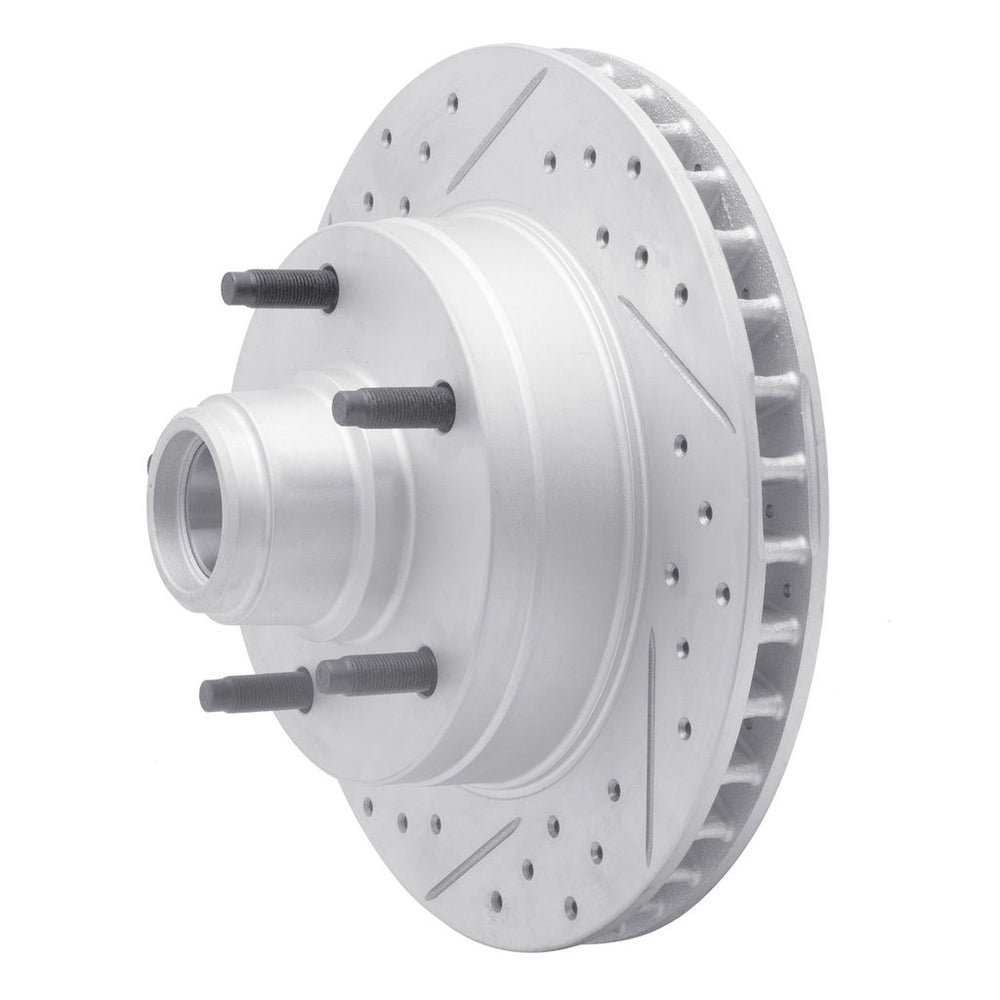 DFC 73-93 Ford F-150 Rwd Front Left Drilled & Slotted Geoperformance Rotor