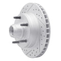 DFC 73-93 Ford F-150 Rwd Front Left Drilled & Slotted Geoperformance Rotor