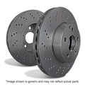 EBC 2009-2016 Porsche Cayman (Cast Iron Rotors Only) 2.9L RK Series Premium Rear Rotors