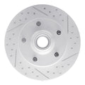 DFC 73-93 Ford E-100 Econoline Front Right Drilled & Slotted Geoperformance Rotor
