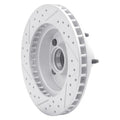 DFC 73-93 Ford E-100 Econoline Front Right Drilled & Slotted Geoperformance Rotor