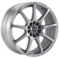 Enkei EDR9 17x7 4x100/108 38mm Offset 72.6 Bore Diameter Silver Wheel
