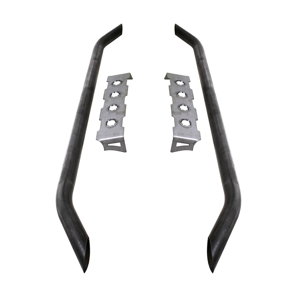 MotoBilt Rocker Guard Tube Kit with Grimple Steps Fits Flat Rockers MB1148 MB1148