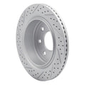 DFC 12-14 Ford F-150 Rwd Rear Right Drilled & Slotted Geoperformance Rotor
