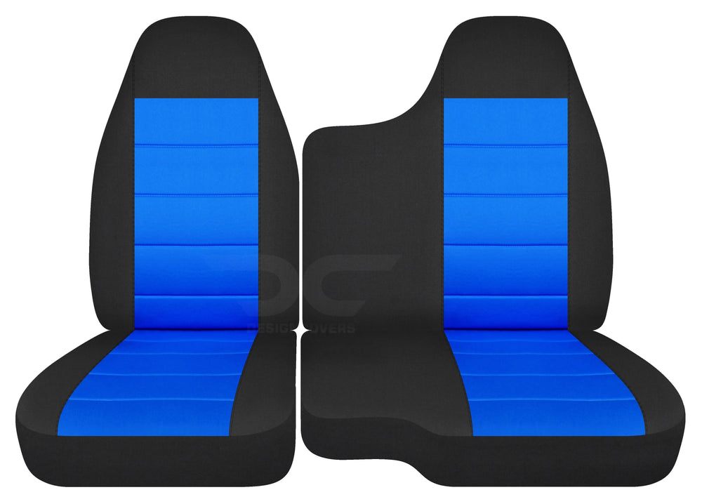 Seat Covers: 2008 Ford Full Size Pick Up Super Duty; Seat Cover; Split seat, solid backrest notched for center seat belt strap; 40 driver/60 passenger split cushion; charcoal; rear