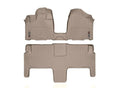 WeatherTech Tan Front and Rear Floorliners - Over The Hump Fits -20-16 Chrysler Dodge 455621-451412