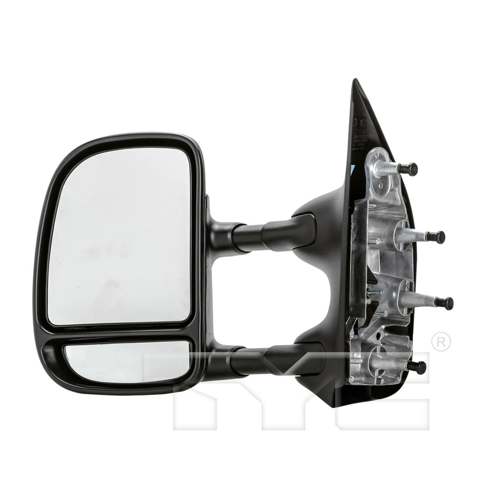 LH MIRROR OUTSIDE REAR VIEW; MANUAL; TELESCOPING DOUBLE SWING FORD E350/E450 SUPER DUTY 20082021